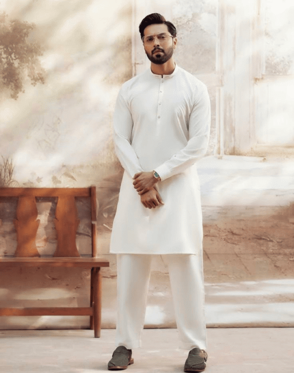 Classic White Shalwar Kameez